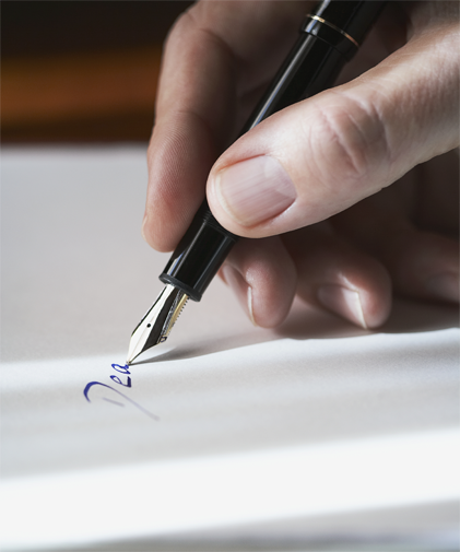 a pen